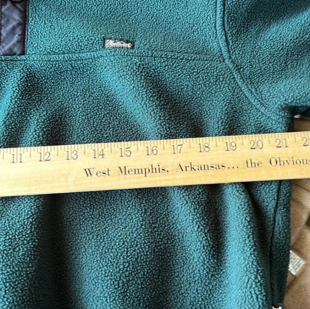 VINTAGE Woolrich Polartech Fleece T Snap Pullover Jacket Size Medium